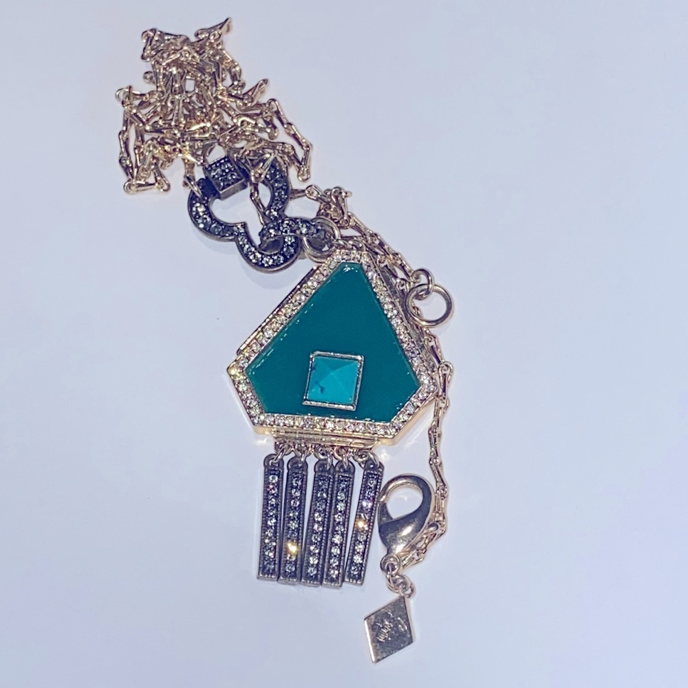 Vintage sequin signed necklace